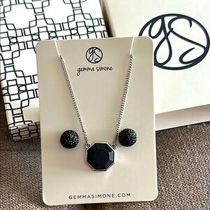 Gemma Simone Necklace and Earrings Set